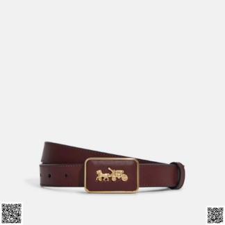 美國代購正品 Coach 馬車扣皮帶