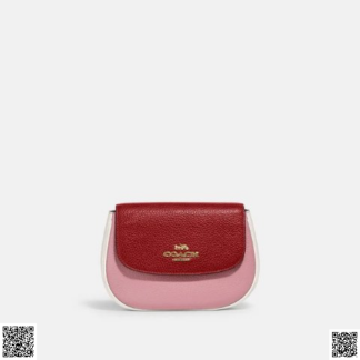 美國代購正品 Coach 馬鞍腰包 In Colorblock
