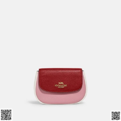 美國代購正品 Coach 馬鞍腰包 In Colorblock