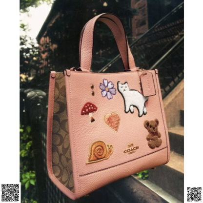 美國代購正品 Dempsey 22 印花托特包