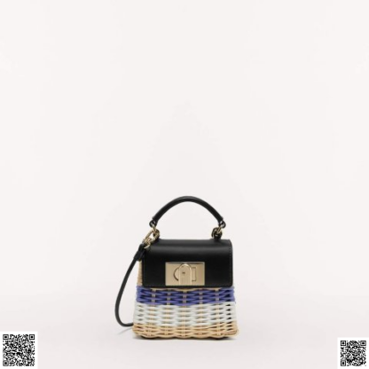 美國代購正品 Furla 編織斜挎包
