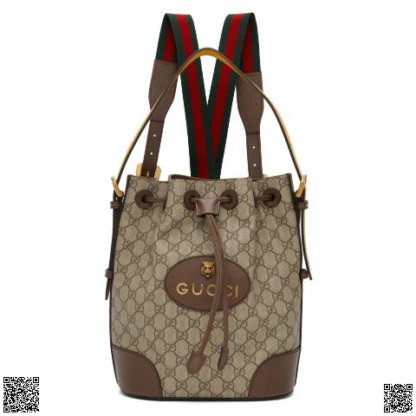 美國代購正品 Gucci Beige GG Supreme 雙肩包