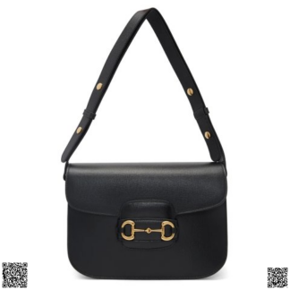 美國代購正品 Gucci Black Gucci 1955 Horsebit 單肩包