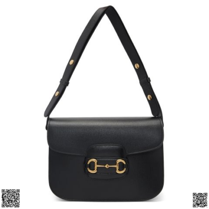 美國代購正品 Gucci Black Gucci 1955 Horsebit 單肩包