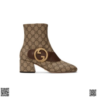 美國代購正品 Gucci 老花高跟靴