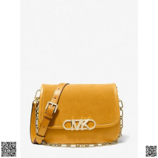 美國代購正品 Michael Kors Parker 麂皮中號翻蓋包