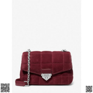 美國代購正品 Michael Kors SoHo 大號絲絨斜挎包