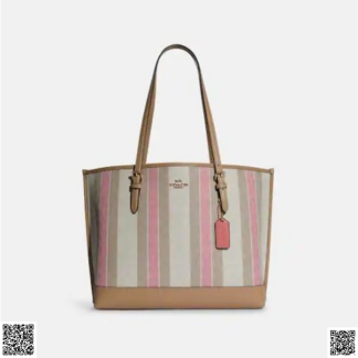 美國代購正品 Mollie 條紋托特包
