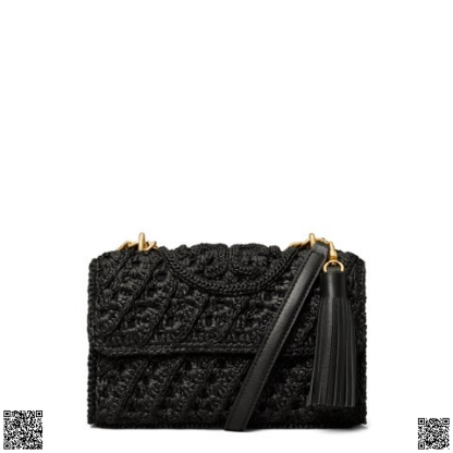 美國代購正品 Tory Burch Fleming 編織斜挎包