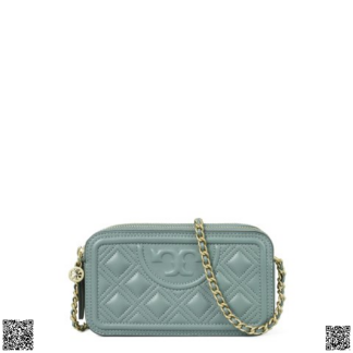 美國代購正品 Tory Burch Fleming 雙拉鏈鏈條包