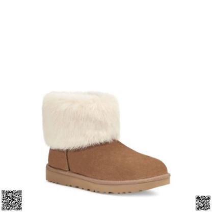 美國代購正品 UGG Mini Blakeley 人造毛皮邊飾靴子