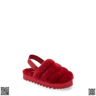 美國代購正品 UGG Super Fluff 羊毛涼鞋