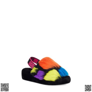 美國代購正品 UGG 羊毛露跟涼鞋