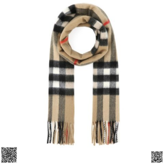 美國代購正品 Burberry Classic Check 格紋羊絨圍巾