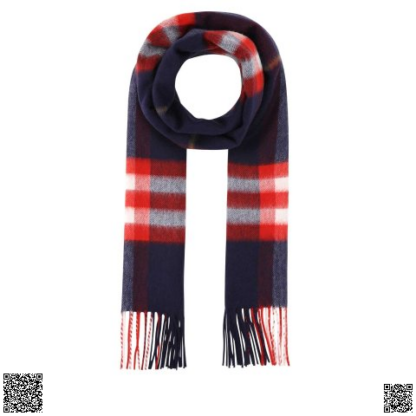 美國代購正品 Burberry Classic 格紋流蘇羊絨圍巾
