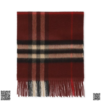 美國代購正品 Burberry The Classic 格紋流蘇羊絨圍巾