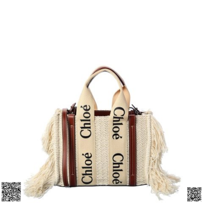 美國代購正品 Chloe Woody 小號皮革流蘇單肩包
