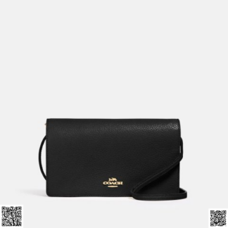美國代購正品 Coach Anna Foldover 斜挎包