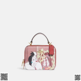 美國代購正品 Coach Disney X Coach Box 斜挎包