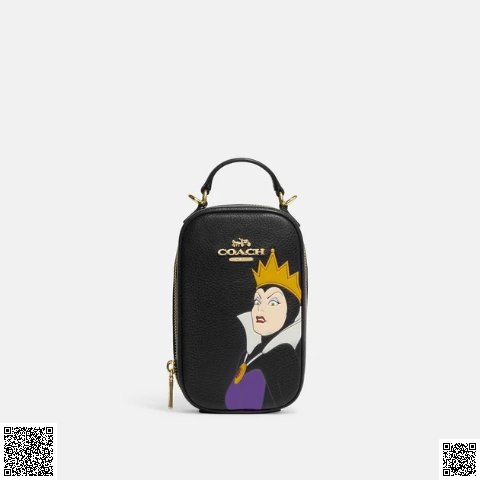 美國代購正品 Coach Disney X Coach Eva 手機斜挎包 With Evil