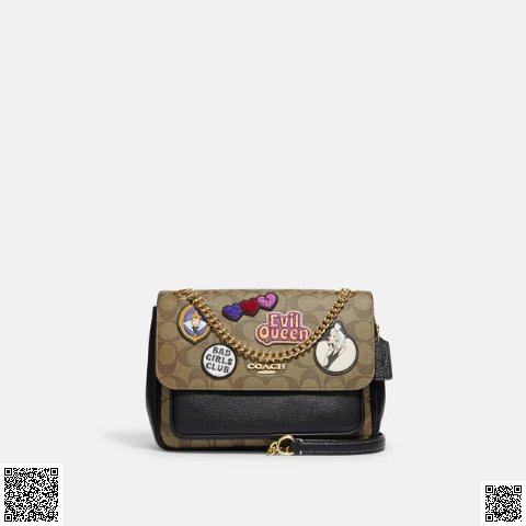 美國代購正品 Coach Disney X Coach Klare 斜挎包25 In Signature