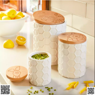 美國代購正品 Disney Winnie the Pooh and Pals 陶瓷收納罐