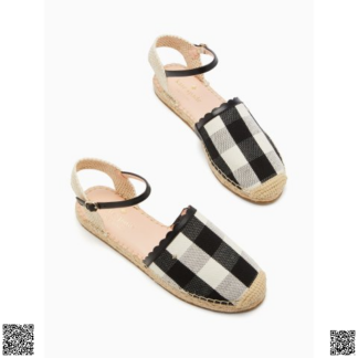 美國代購正品 Kate Spade 格紋涼鞋
