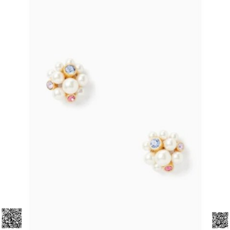 美國代購正品 Kate Spade 珍珠珠花耳飾