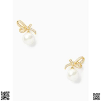 美國代購正品 Kate Spade 蝴蝶結耳飾