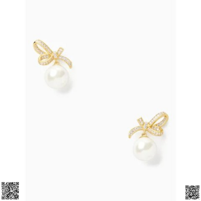 美國代購正品 Kate Spade 蝴蝶結耳飾