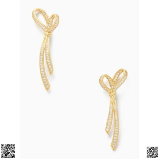 美國代購正品 Kate Spade 蝴蝶結耳飾