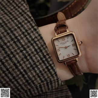 美國代購正品 Lola Rose 母貝復古方錶