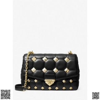 美國代購正品 Michael Kors SoHo 大號鉚釘鏈條包