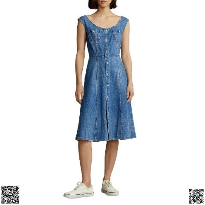美國代購正品 Polo Ralph Lauren 牛仔連衣裙