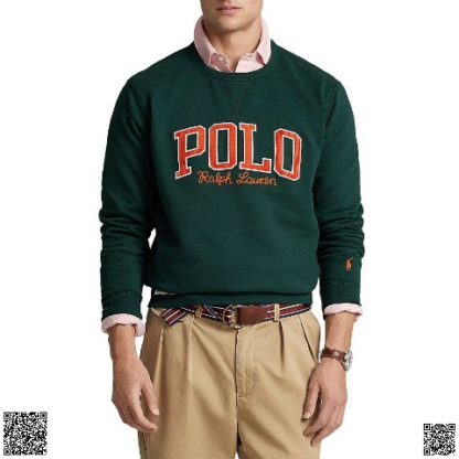 美國代購正品 Polo Ralph Lauren 男士復古綠衛衣