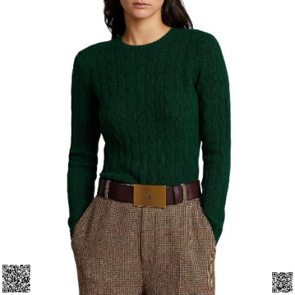 美國代購正品 Polo Ralph Lauren 羊絨絞花針織衫