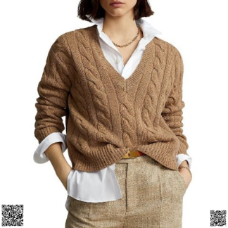 美國代購正品 Polo Ralph Lauren 羊絨絞花針織衫