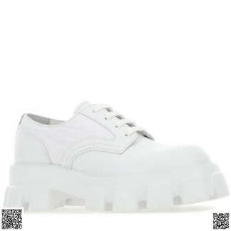 美國代購正品 Prada Monolith 厚底皮鞋