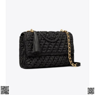 美國代購正品 Tory Burch Fleming 編織鏈條包
