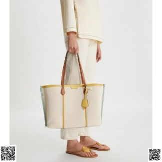 美國代購正品 Tory Burch Perry 帆布托特包