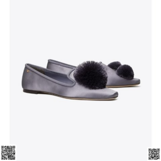美國代購正品 Tory Burch Pom Pom 毛毛樂福鞋