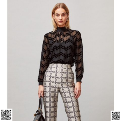 美國代購正品 Tory Burch 天鵝絨上衣