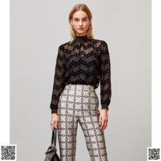 美國代購正品 Tory Burch 天鵝絨上衣