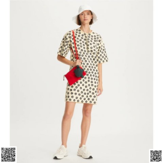 美國代購正品 Tory Burch 花朵T恤裙