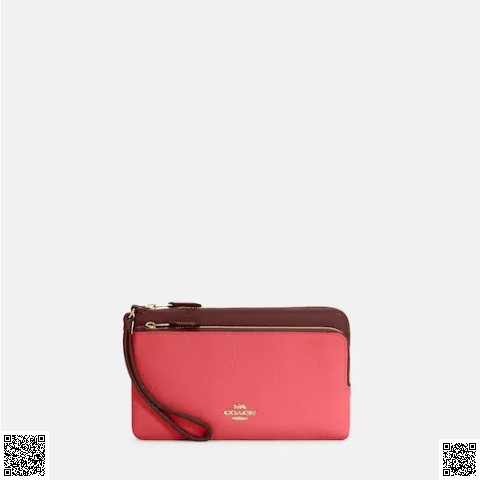 美國代購正品 雙層拉鏈錢包