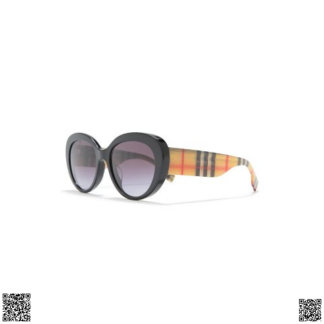 美國代購正品 Burberry 54mm 貓眼墨鏡