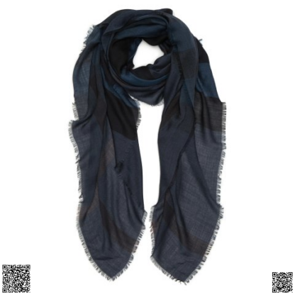 美國代購正品 Burberry 羊毛真絲混紡圍巾