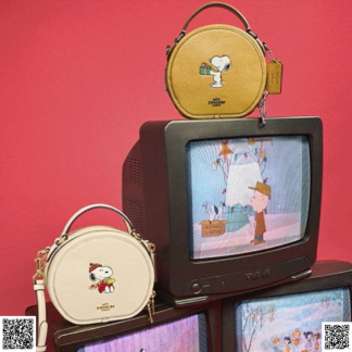 美國代購正品 Coach X Peanuts Canteen 小圓餅