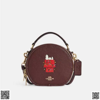 美國代購正品 Coach X Peanuts Canteen 小圓餅