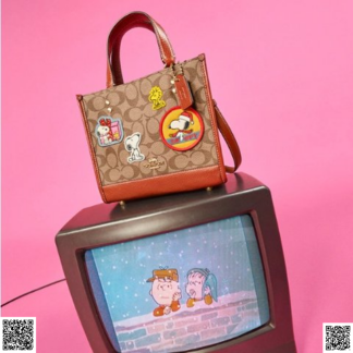 美國代購正品 Coach X Peanuts Dempsey 托特包